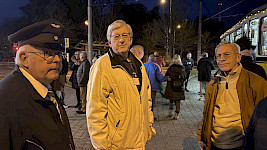 Fahrer und die Organisatoren